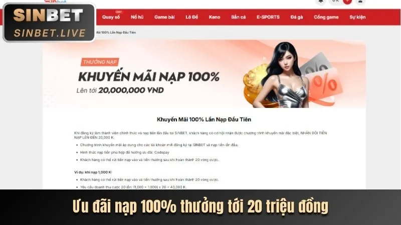 Các loại ưu đãi xwin code phổ biến